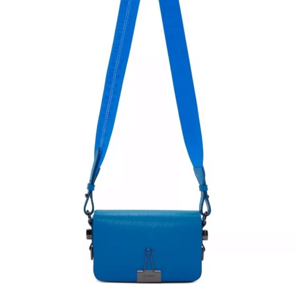 Off-White Virgil Abloh mini handbag blue
